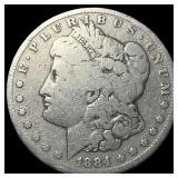 1884 Morgan Silver Dollar LIGHTLY CIRCULATED