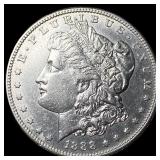 1888-S Silver Morgan Dollar CHOICE AU