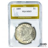 1889 Morgan Silver Dollar PGA MS63