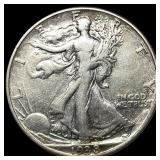 1938-D Silver Walking Liberty Half Dollar CLOSELY