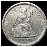 1875-S Silver Twenty Cents CLOSELY UNCIRCULATED