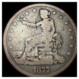 1877-S Silver Trade Dollar NICELY CIRCULATED