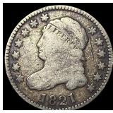 1821 Capped Bust Dime LIGHTLY CIRCULATED