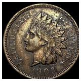1903 BN Indian Head Cent CHOICE AU