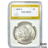 1899-O Morgan Silver Dollar PGA MS63