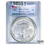 2010 Silver Eagle PCGS MS70