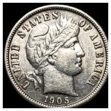 1905 Barber Dime UNCIRCULATED