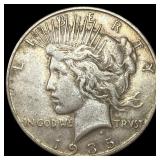 1935-S Silver Peace Dollar NEARLY  UNCIRCULATED