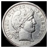 1898-S Silver Barber Dime CHOICE AU