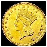 1885 Gold $1 Indian Princess Head  UNCIRCULATED