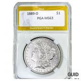 1889-O Morgan Silver Dollar PGA MS63