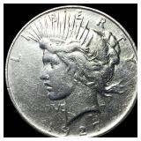 1927-D Peace Silver Dollar NEARLY  UNCIRCULATED