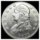1834 Capped Bust Half Dollar CHOICE AU