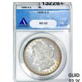 1898-S Morgan Silver Dollar ANACS MS63