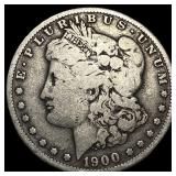 1900-S Silver Morgan Dollar ABOUT UNCIRCULATED