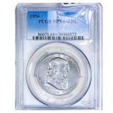 1956 Franklin Half Dollar PCGS MS64+ FBL