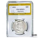 1955 Franklin Half Dollar PGA MS65+ Bugs Bunny