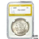 1889 Morgan Silver Dollar PGA MS63