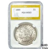 1889 Morgan Silver Dollar PGA MS63