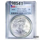 2010 Silver Eagle PCGS MS70