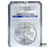 2010 Silver Eagle NGC MS70