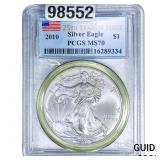 2010 Silver Eagle PCGS MS70