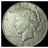 1935-S Silver Peace Dollar CLOSELY UNCIRCULATED