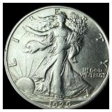 1929-D Silver Walking Liberty Half Dollar CHOICE A