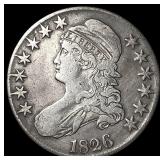 1826 Capped Bust Half Dollar LIGHTLY  CIRCULATED