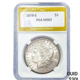 1879-S Morgan Silver Dollar PGA MS63