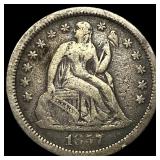 1857-O Silver Seated Liberty Dime ABOUT  UNCIRCUL