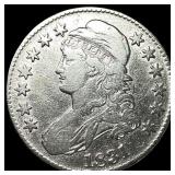 1831 Capped Bust Silver Half Dollar NEARLY  UNCIR