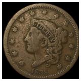 1838 BN Coronet Head Large Cent NEARLY UNCIRCULATE