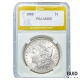 1888 Morgan Silver Dollar PGA MS66