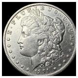 1891-CC Silver Morgan Dollar CHOICE AU