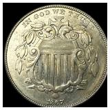1867 Shield Nickel UNCIRCULATED