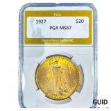1927 $20 Gold Double Eagle PGA MS67