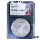 2023 Silver Eagle NGC MS70