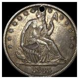 1843 Seated Liberty Half Dollar HIGH GRADE