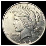 1922 Silver Peace Dollar CHOICE BU