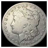 1902-S Silver Morgan Dollar LIGHTLY CIRCULATED