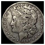 1897-O Silver Morgan Dollar NEARLY UNCIRCULATED