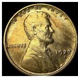 1927-S Lincoln Wheat Cent CHOICE BU