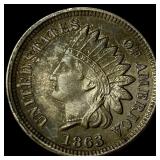 1863 Copper-Nickel Indian Head Cent UNCIRCULATED