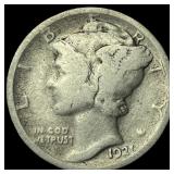 1921 Mercury Dime LIGHTLY CIRCULATED