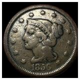 1836 Coronet Head Large Cent NICELY CIRCULATED