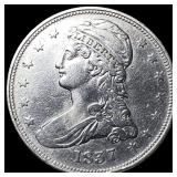 1837 Capped Bust Half Dollar CLOSELY UNCIRCULATED