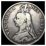 1900 Great Britain Silver Crown NEARLY UNCIRCULATE
