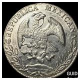 1882 OaAr Mexico Silver 8 Reales PL Fields