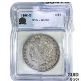 1896-O Morgan Silver Dollar ICG AU50